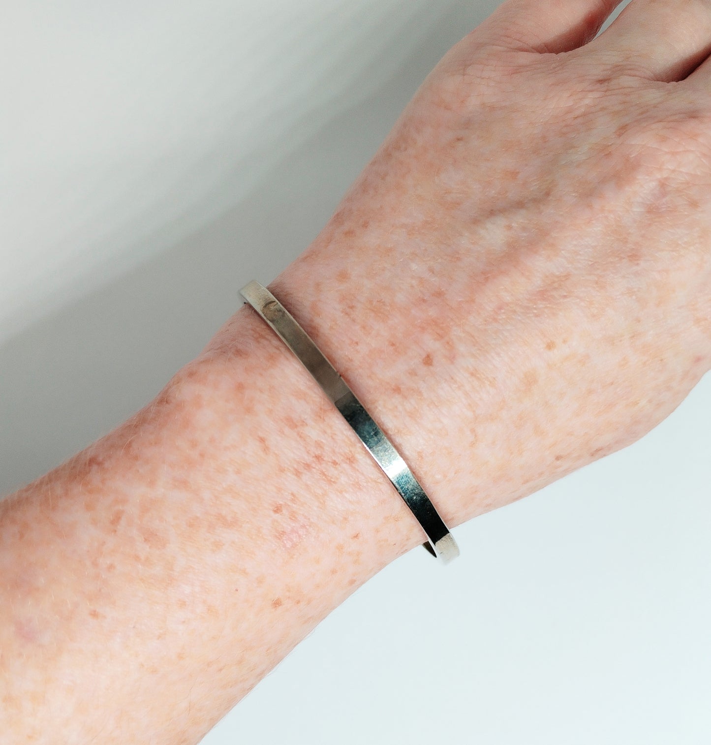 Silvertone vintage bangle