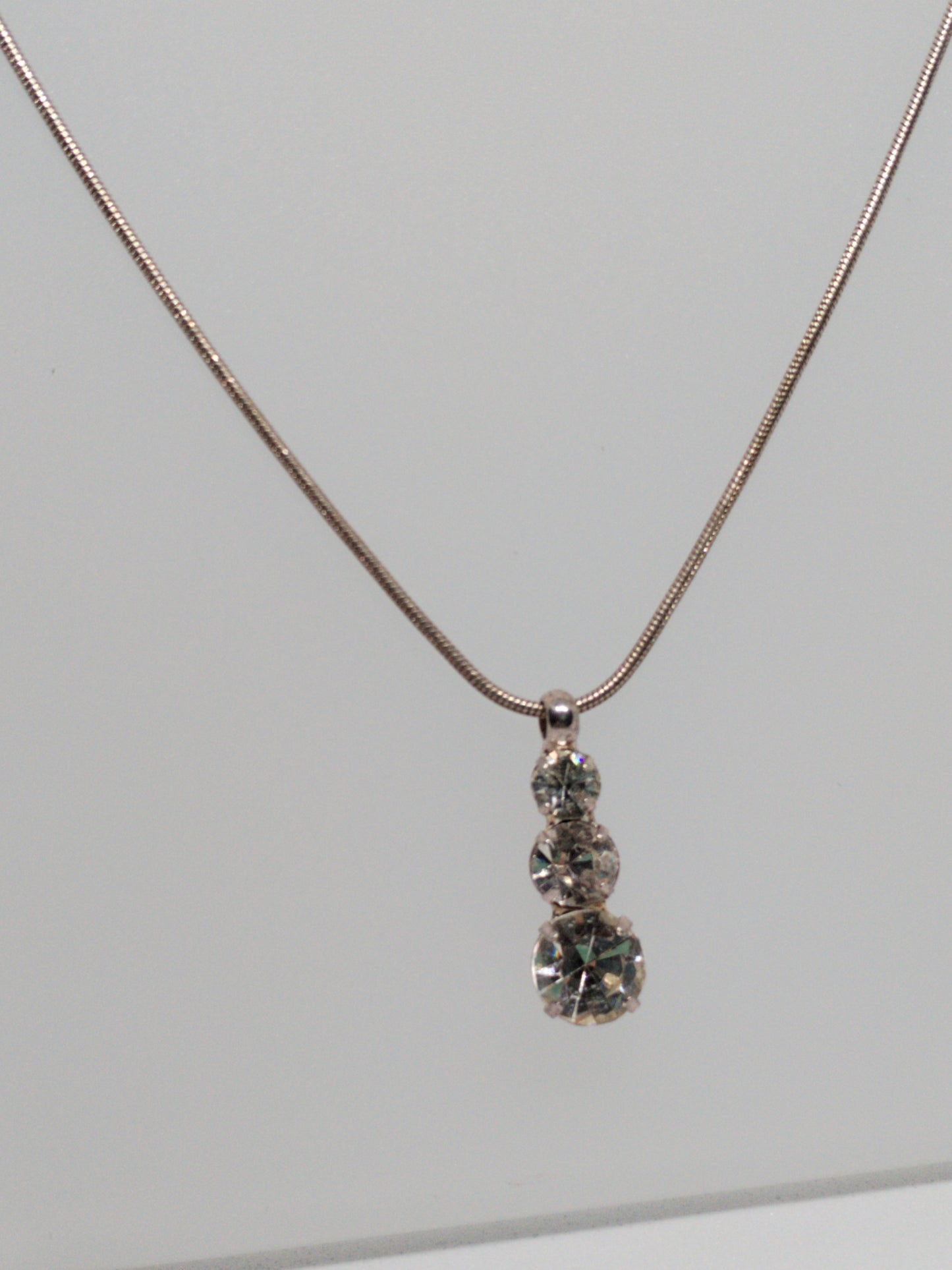 Triple sparkly necklace