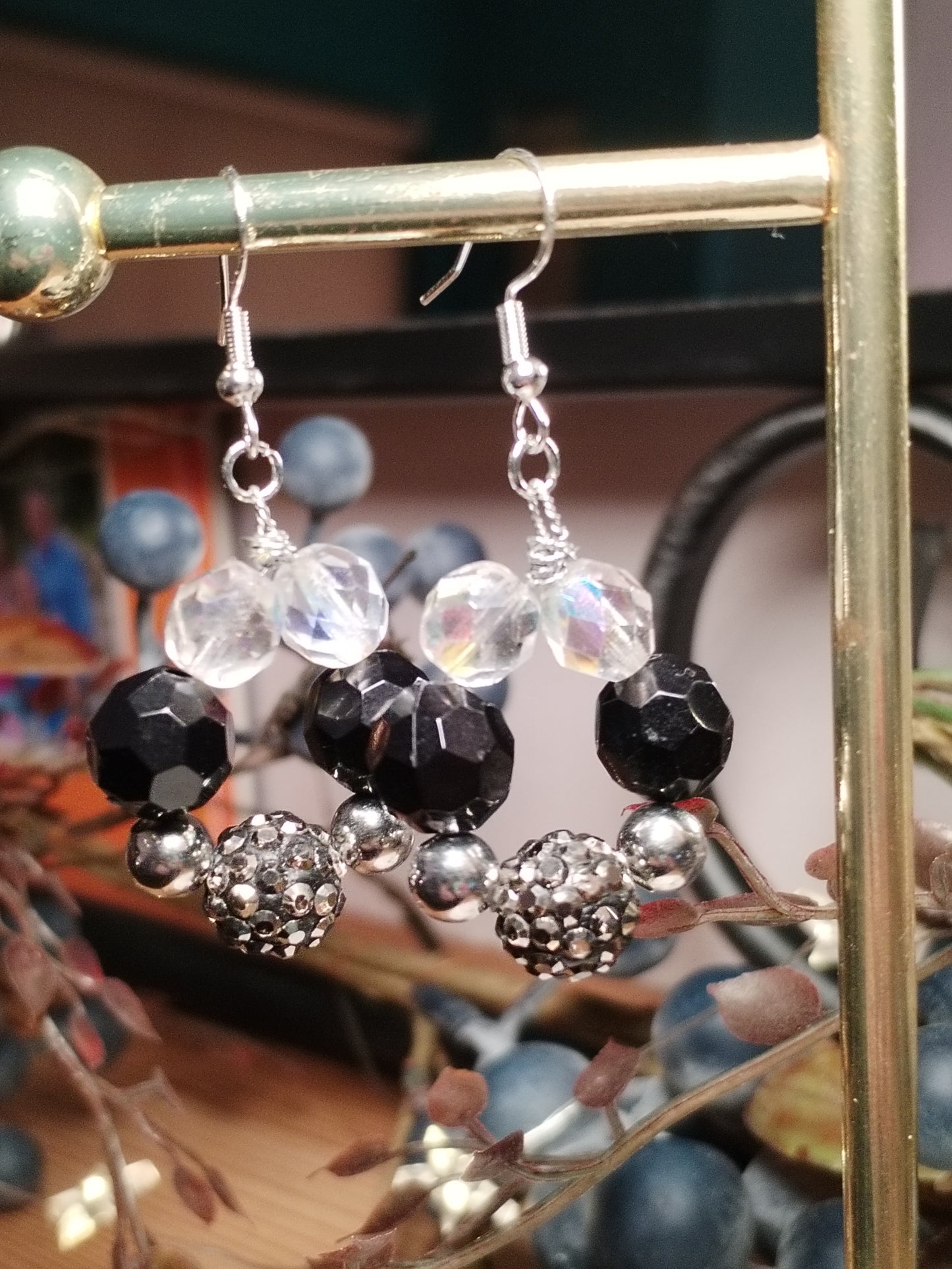 Handwired twinkly hoops