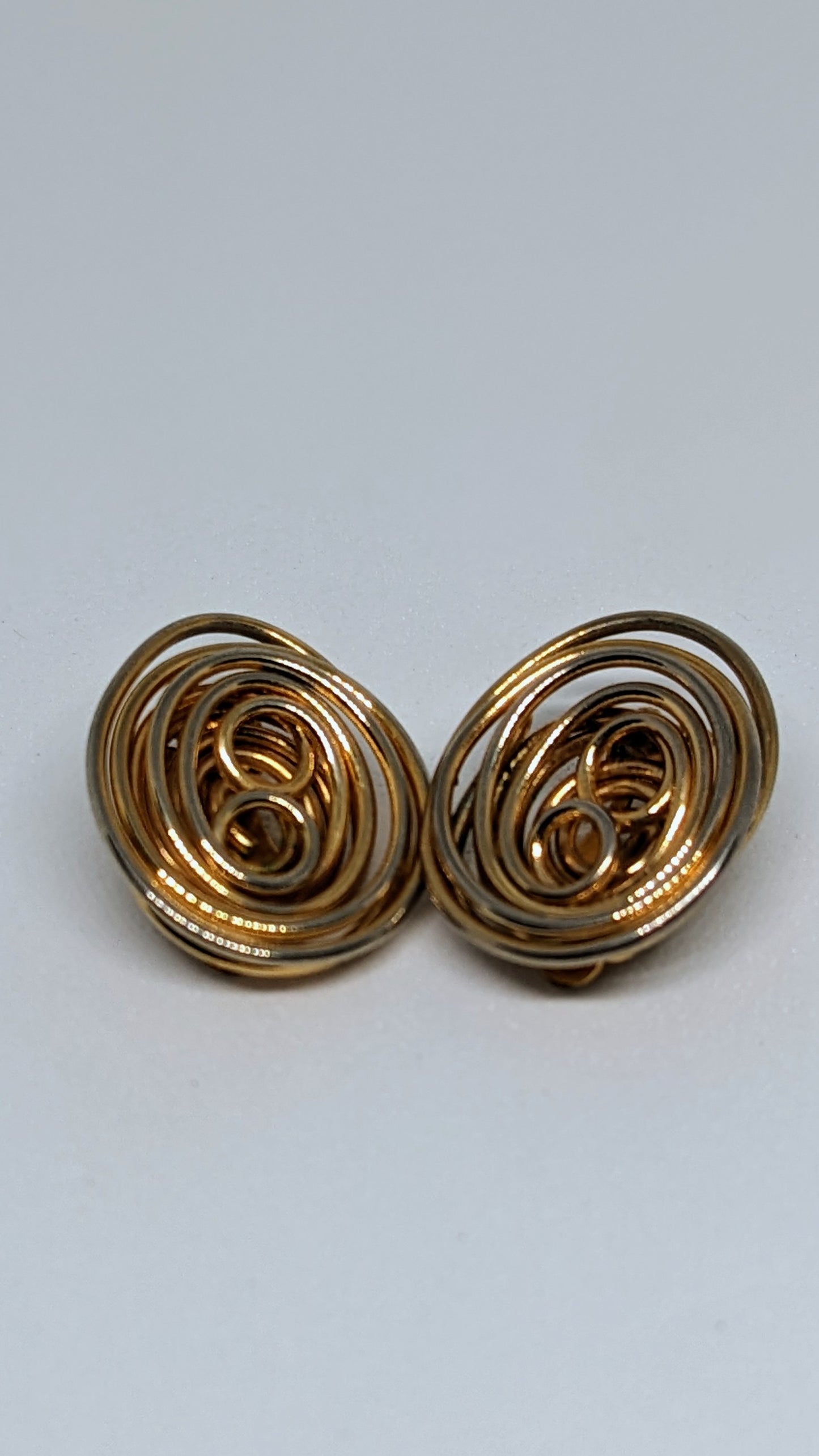 Swirly delights clip on earrings