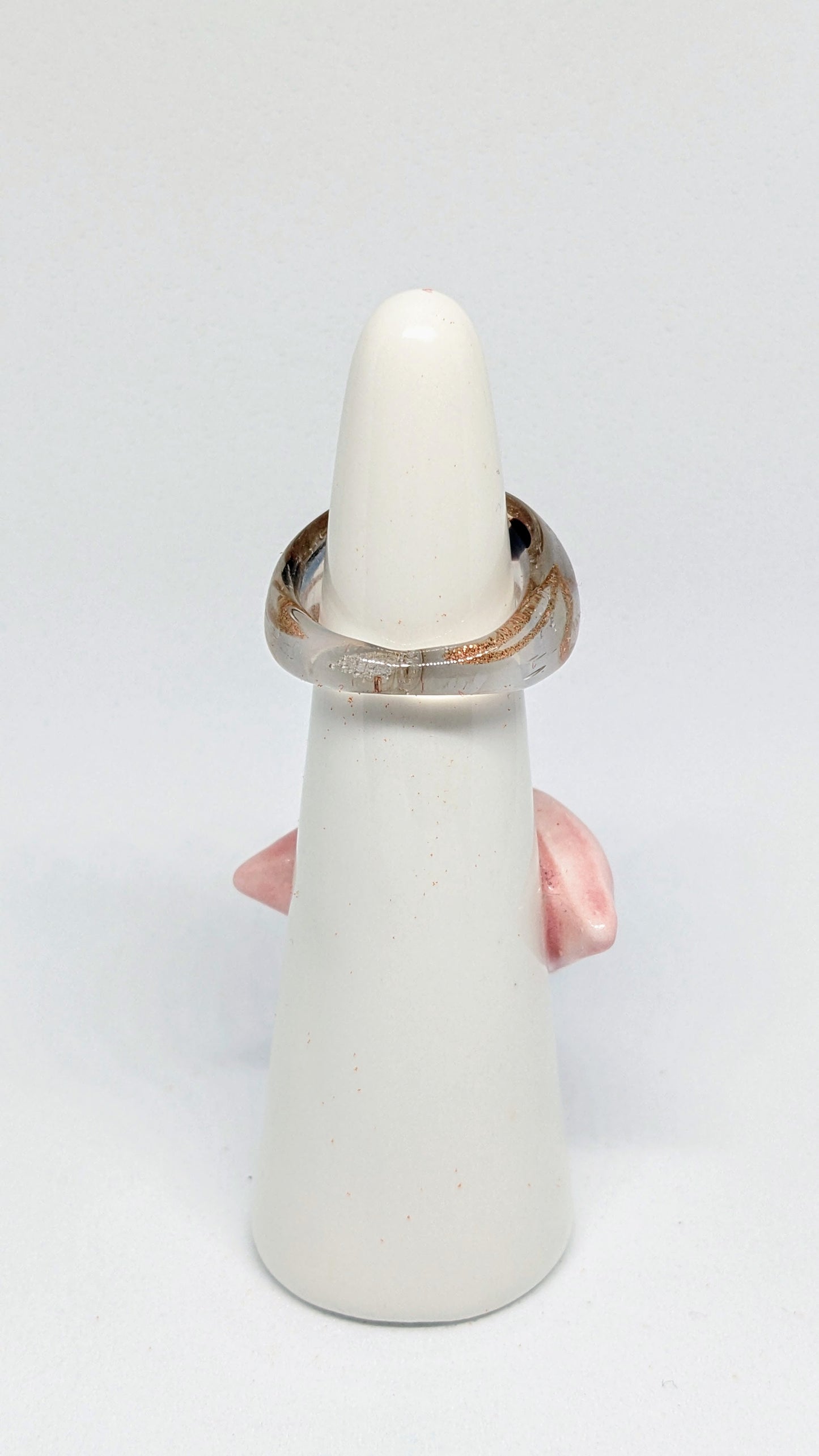 Clear bubble ring