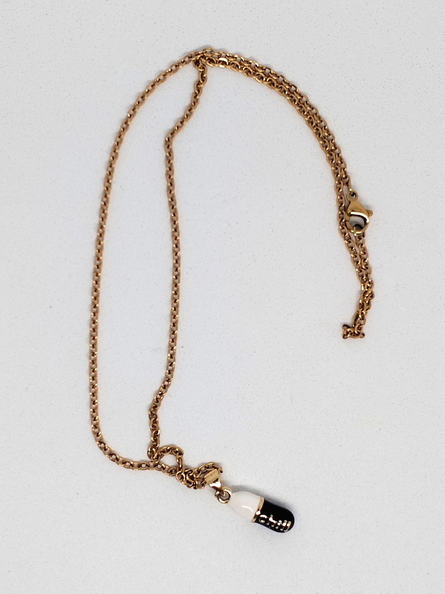 Chill pill necklace
