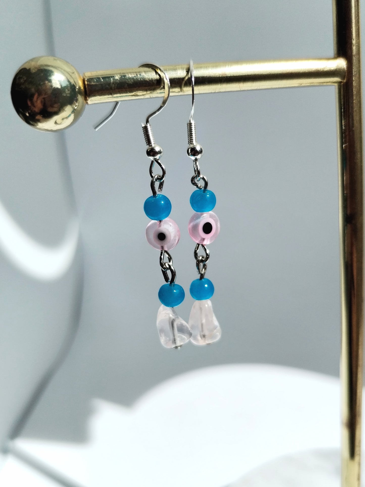 Blue & pink droplets