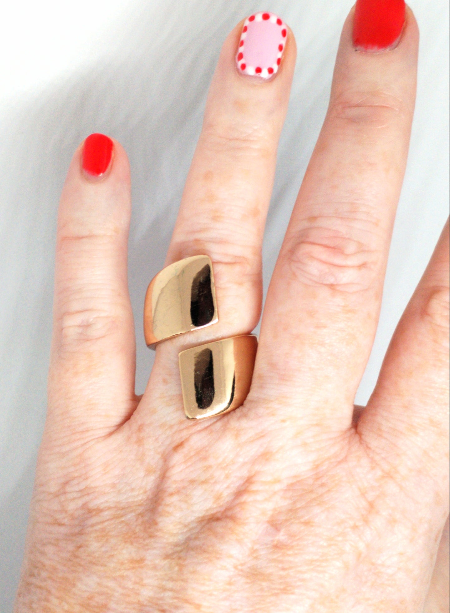 Gold wrap ring