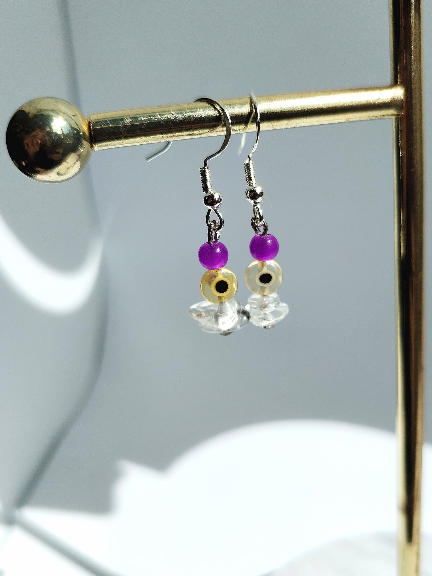 Mini purple & yellow drops