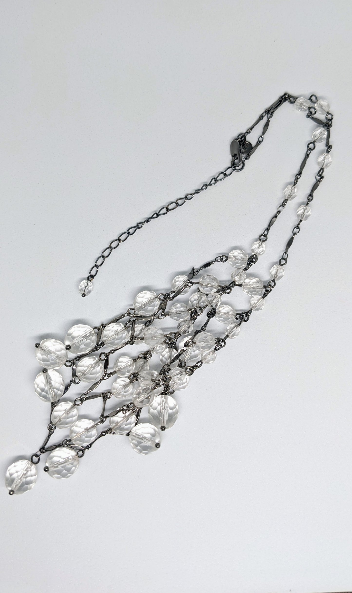 Preloved M&S crystal bib necklace