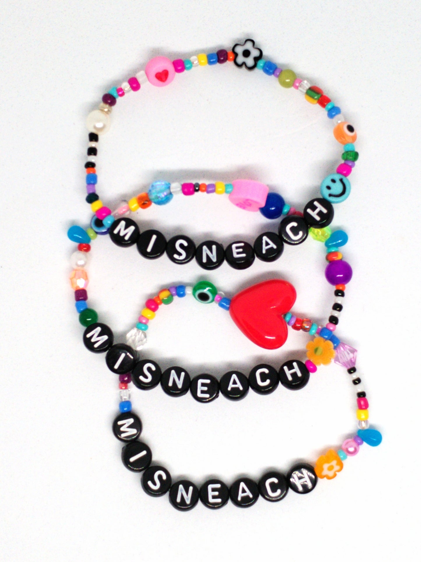 Dopamine word beaded bracelets