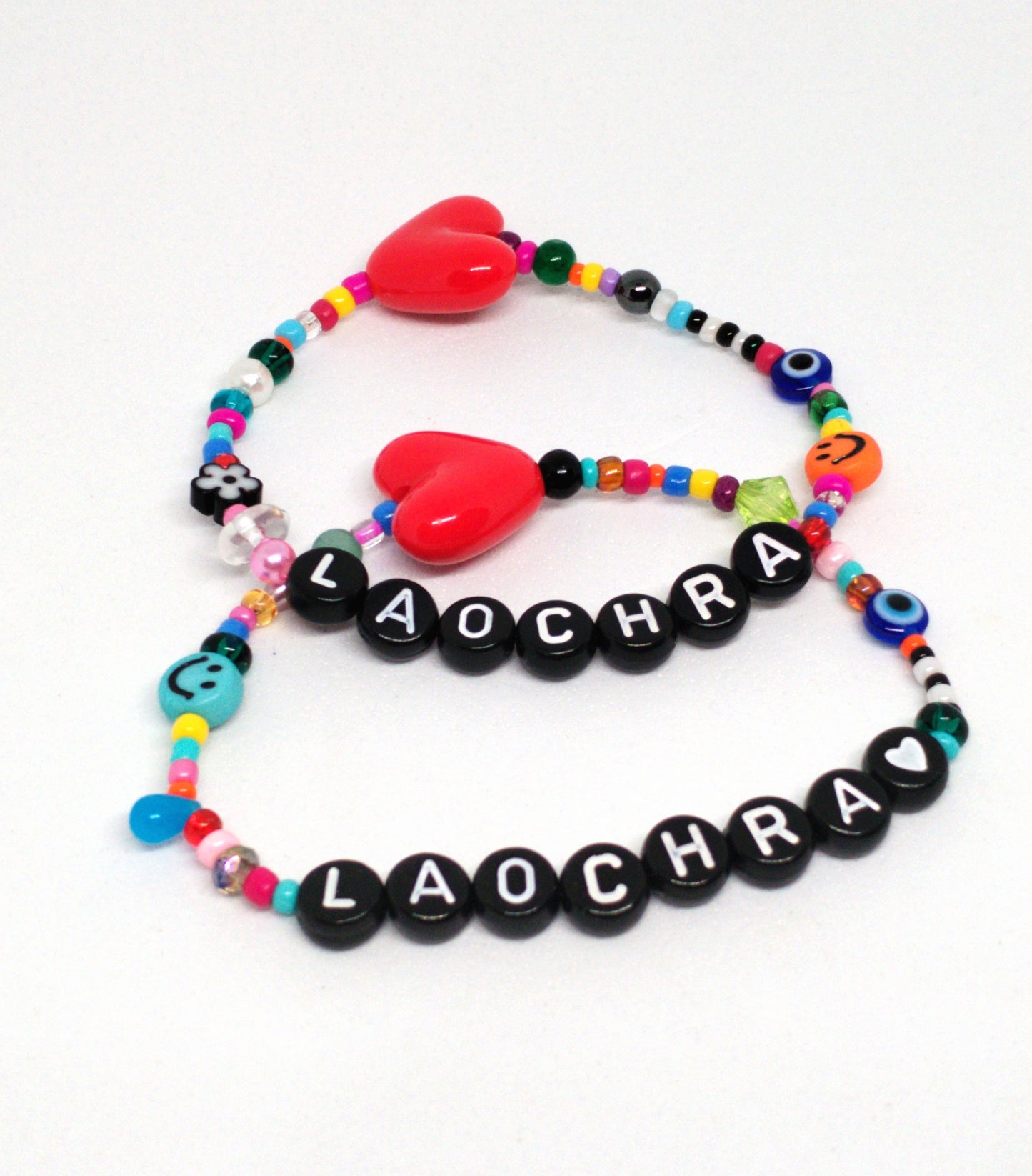 Dopamine word beaded bracelets