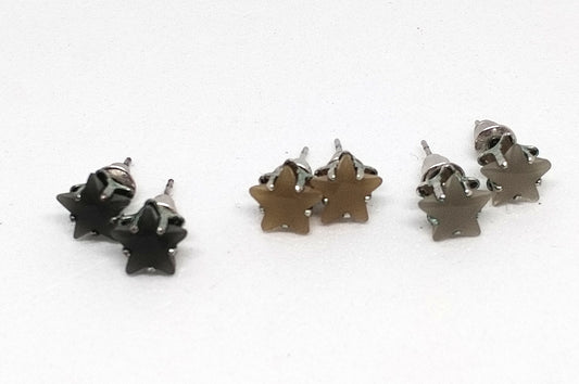 Star stud earrings bundle