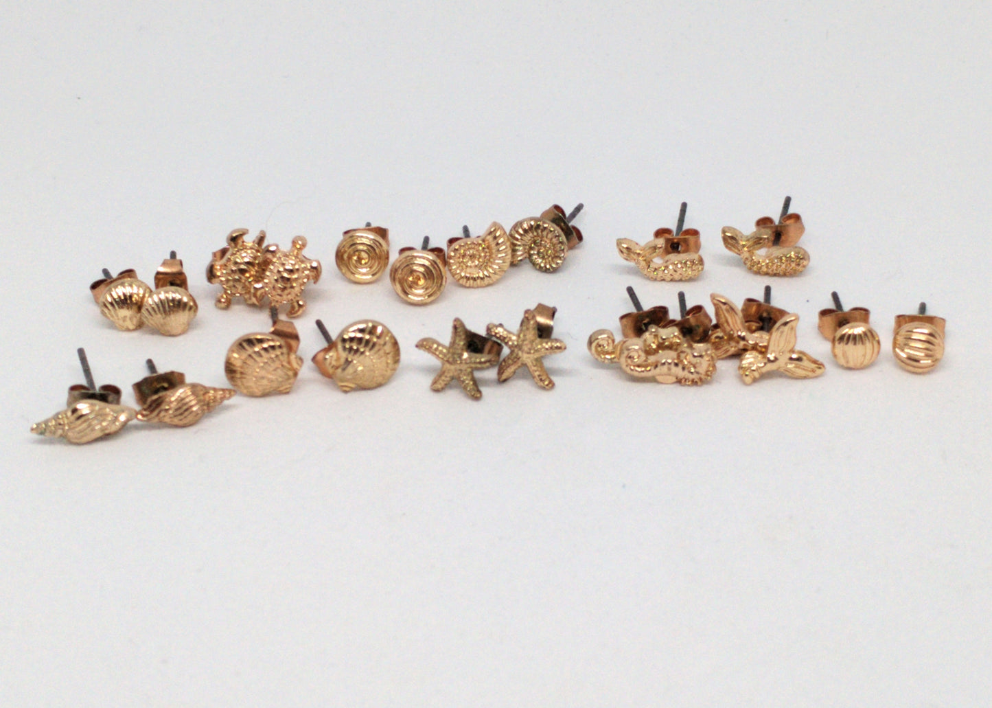 Beach gold stud bundle