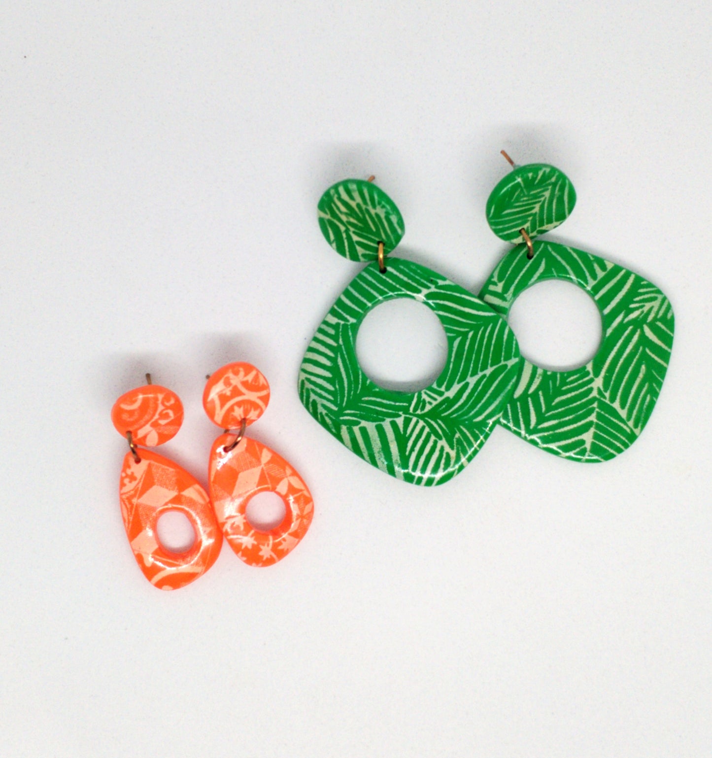 Funky clay earrings bundle