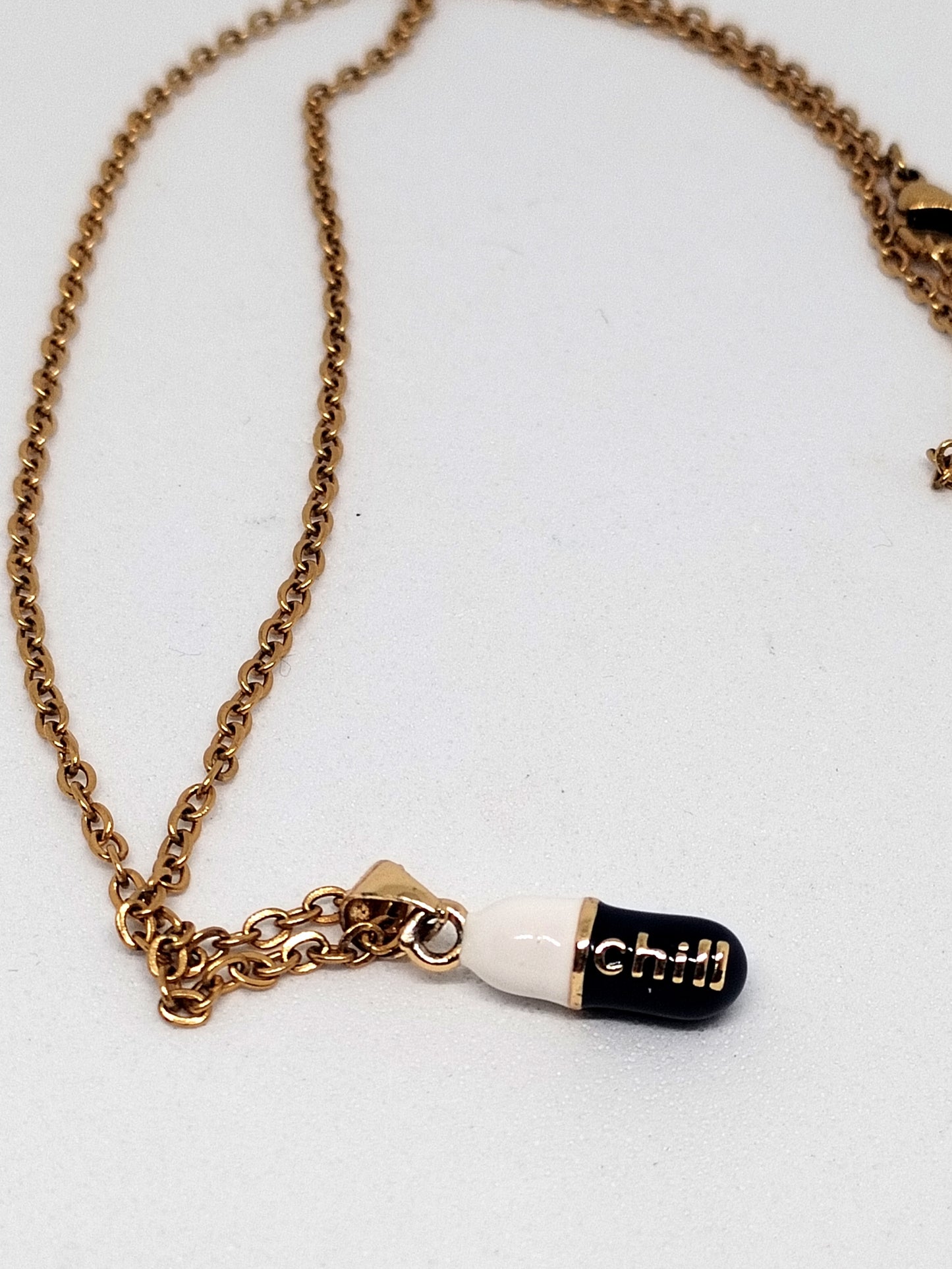Chill pill necklace