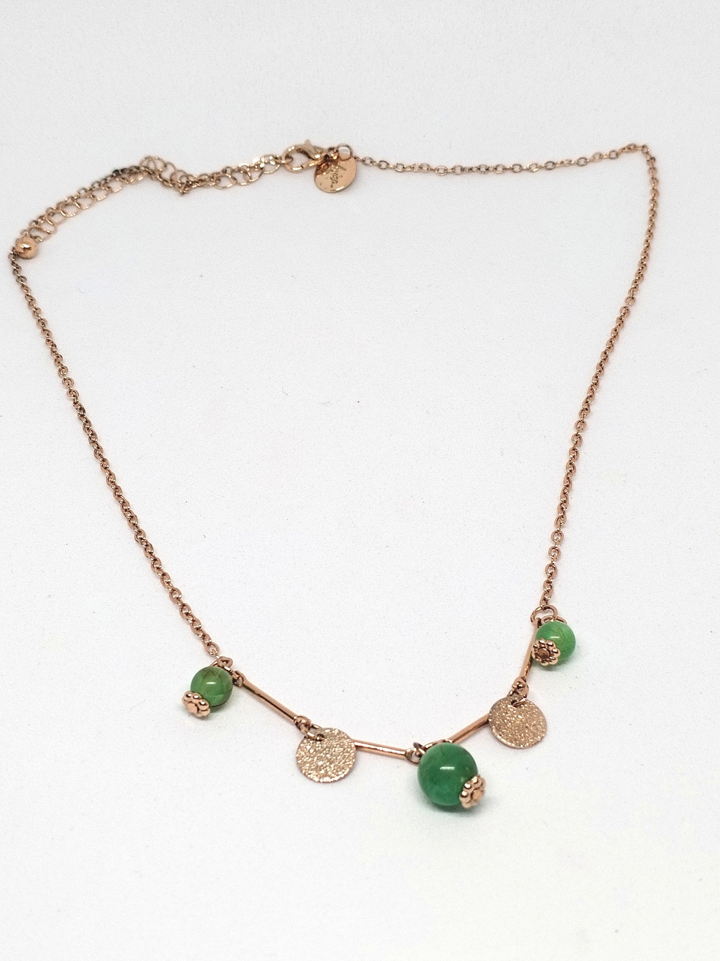 Lovisa gold & green necklace