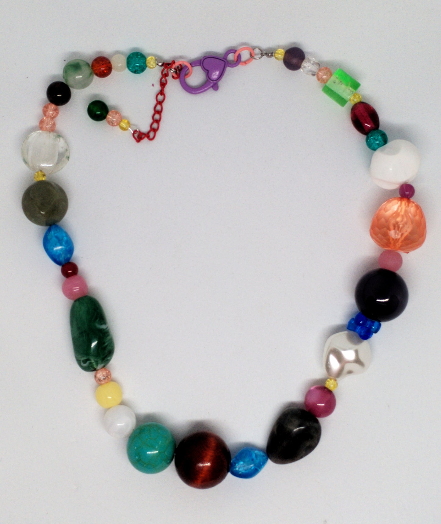 Colourful beaded necklace